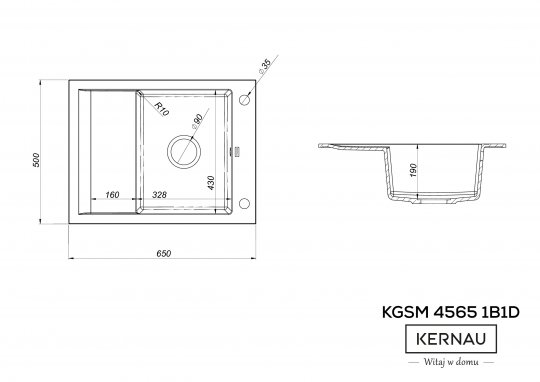 KGS M 4565 1B1D PURE WHITE